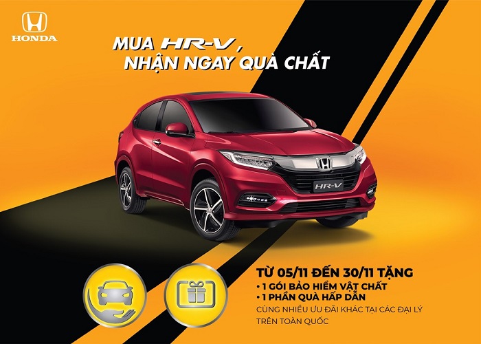 Khuyến mãi hấp dẫn tháng 11 cùng Honda HRV tại Honda Sài Gòn Quận 7